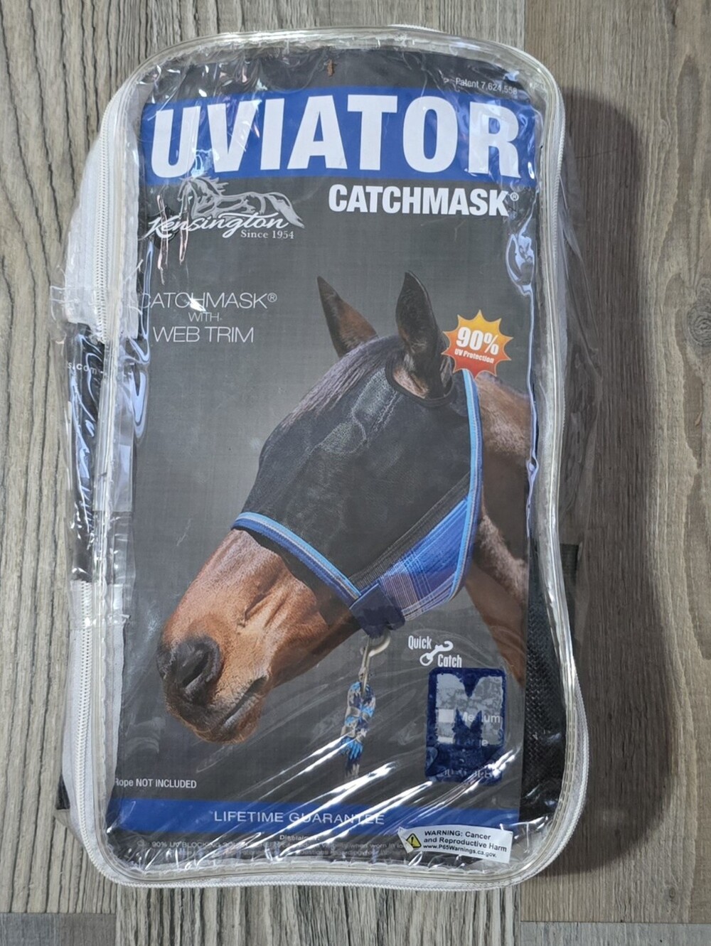 Uviator Catchmask For Cob/arab Horses Medium Red And Black